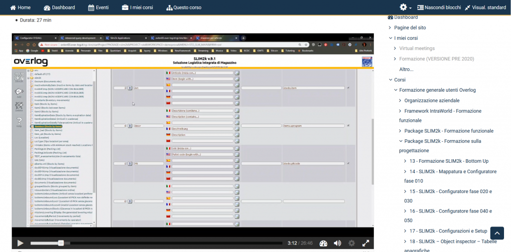esempio lezione overlog academy