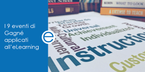 9 eventi di Gagne applicati all'elearning