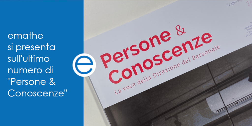 emathe si presenta sulla rivista Persone e Conoscenze